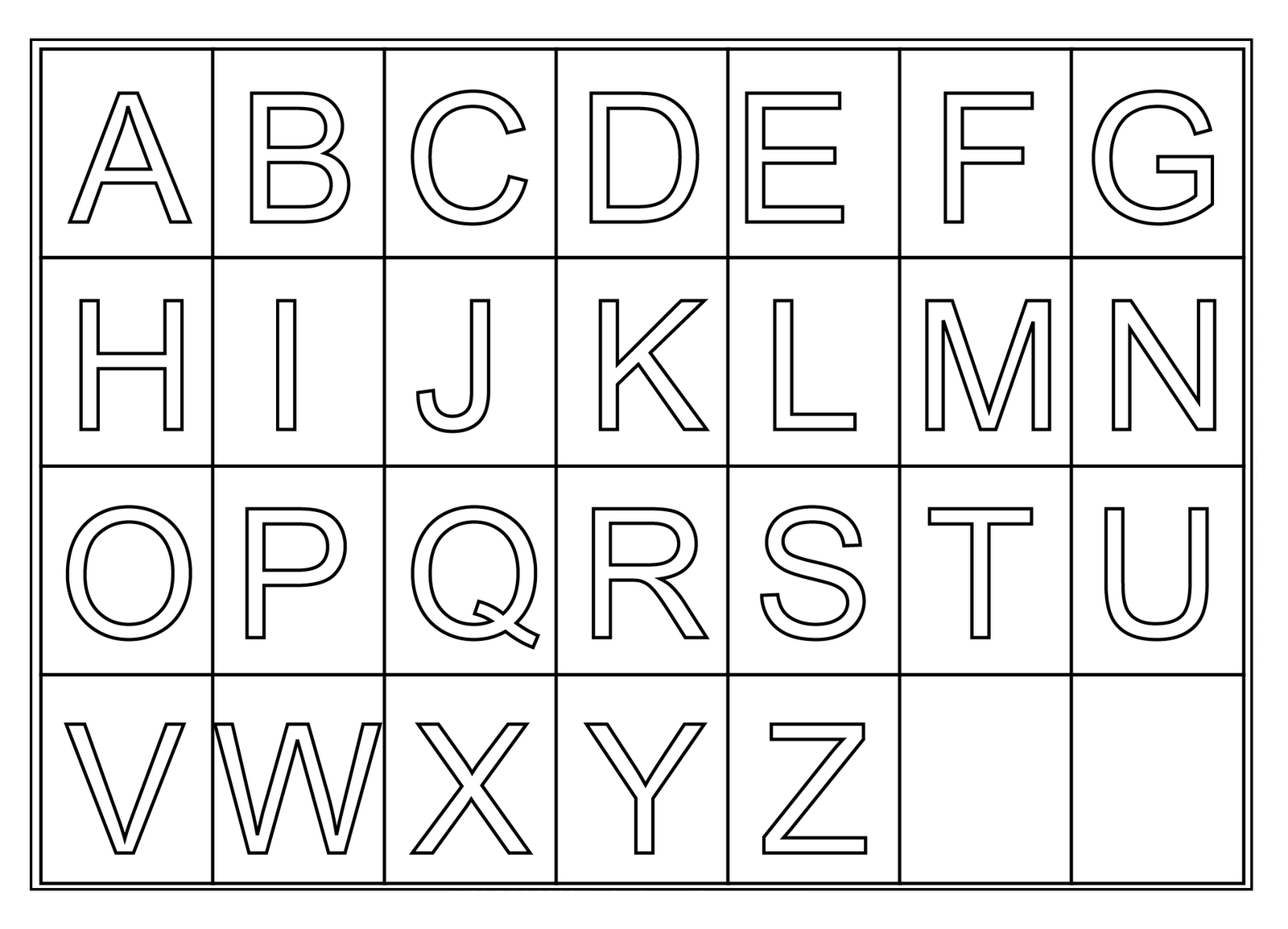 worksheets on letters for preschoolers printable - Coloring Point