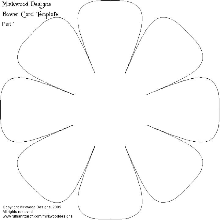 Mirkwood Designs - Flower Card