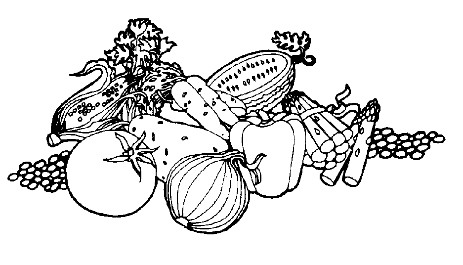 Vegetable Clipart Black And White | Home Redesign