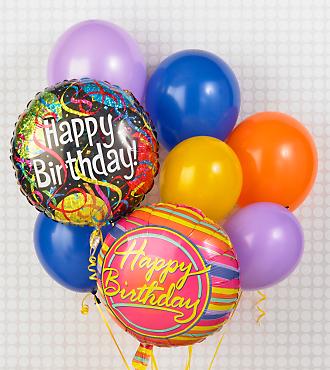 The FTD® Birthday Balloon Bunch : Hickory NC Florist : Same Day ...