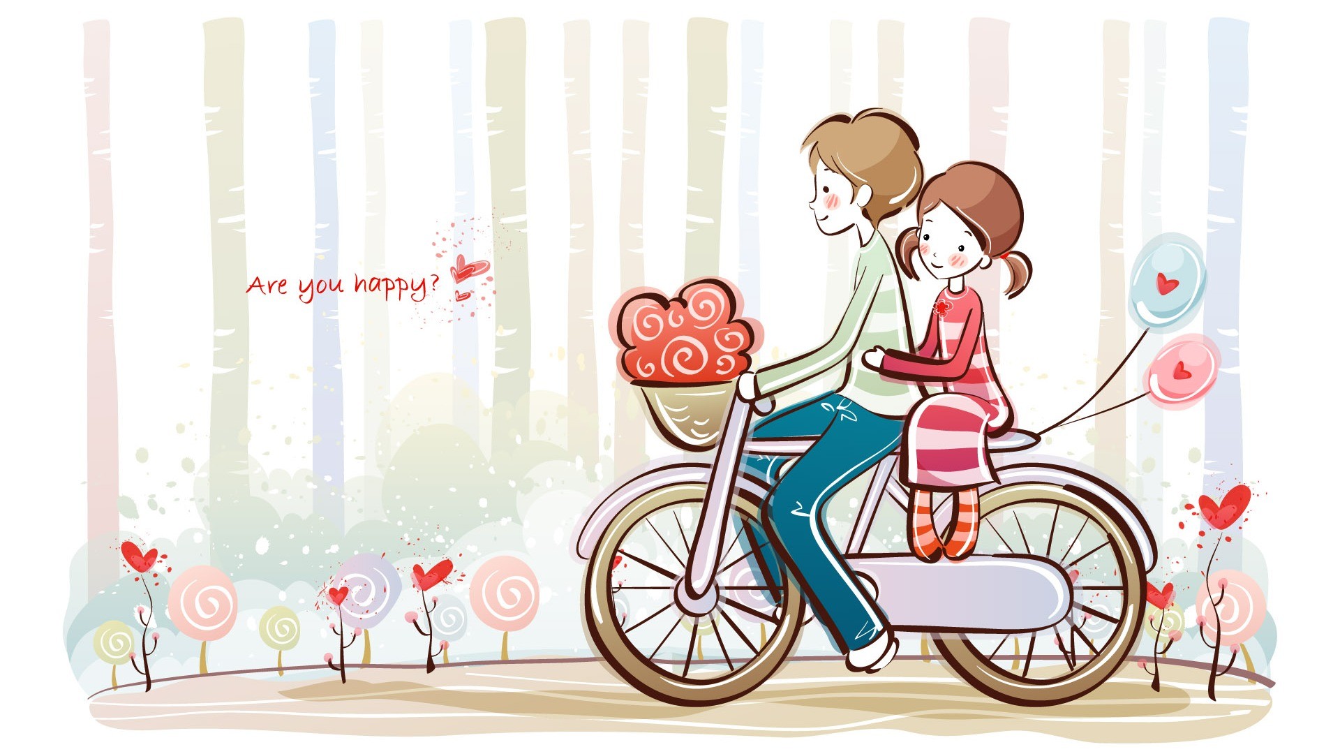 Cute Couple Cartoon images | Background HD Wallpaper