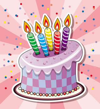cartoon birthday cake - free vector Downloads