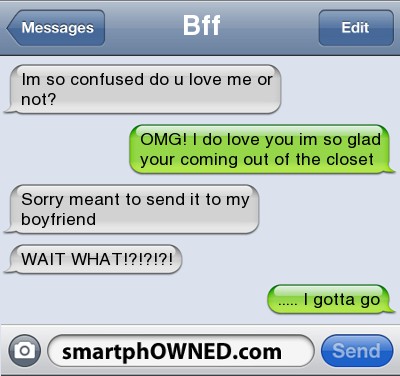 Awkwardness lol smiley face - SmartphOWNED
