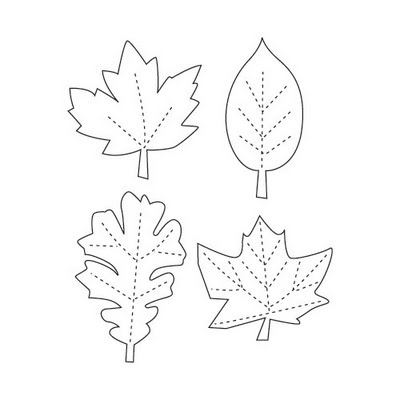 My Cute Stamps - Autumn Leaf Garland Tutorial