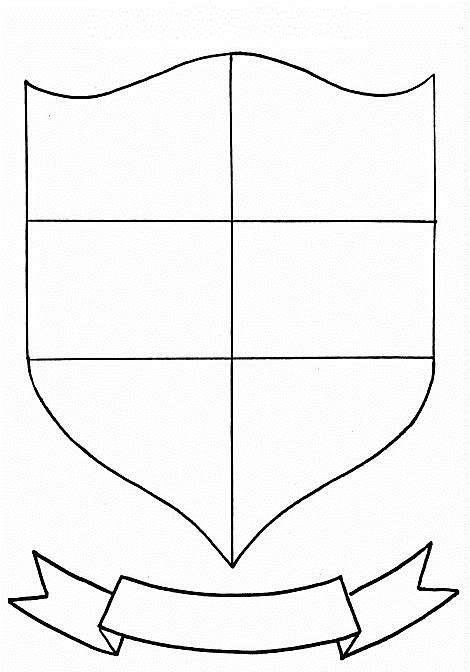 Blank Family Crest Template - Invitation Templates