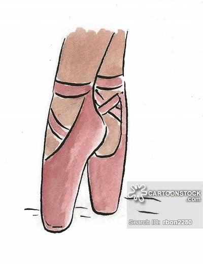 Ballet Shoes Cartoons And Comics - Funny Pictures From CartoonStock