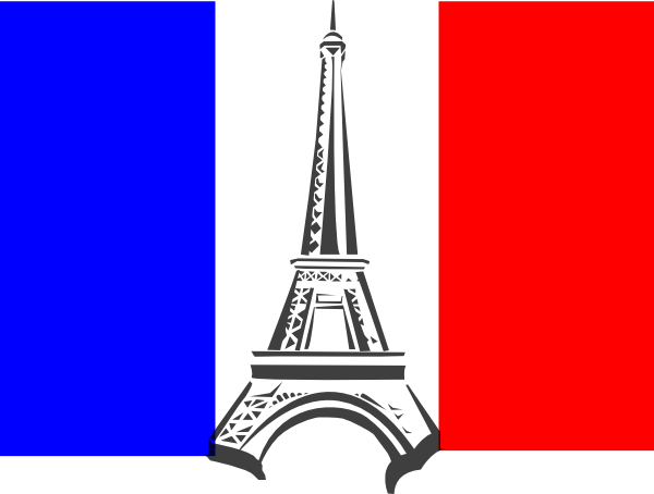 Flag France clip art - vector clip art online, royalty free ...