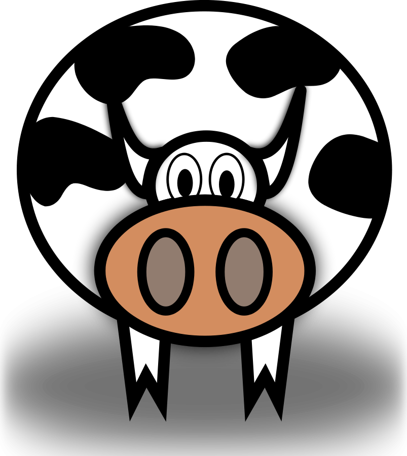 Cow Clipart, vector clip art online, royalty free design ...