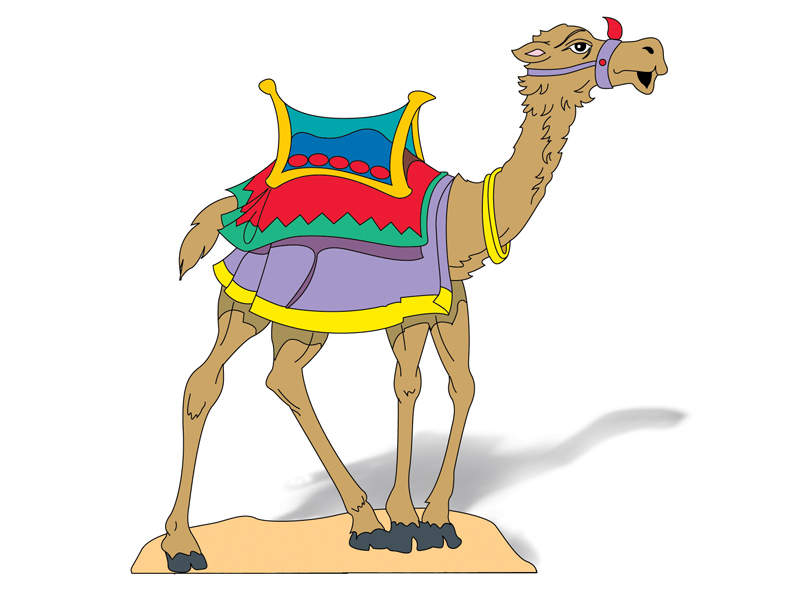 Lawn Nativity Camel