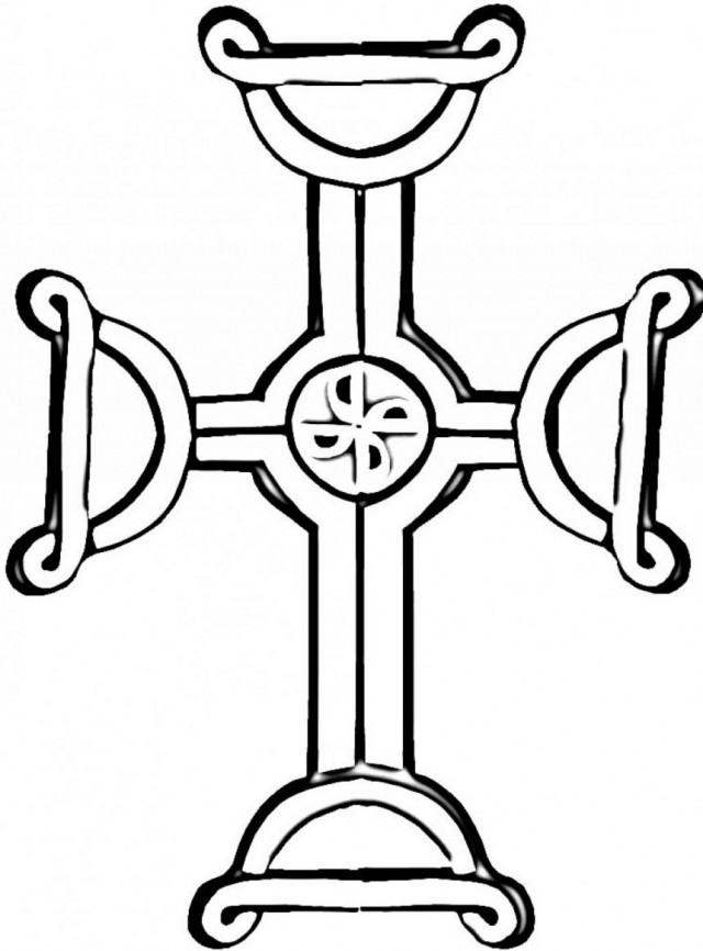 Wooden Cross Drawing