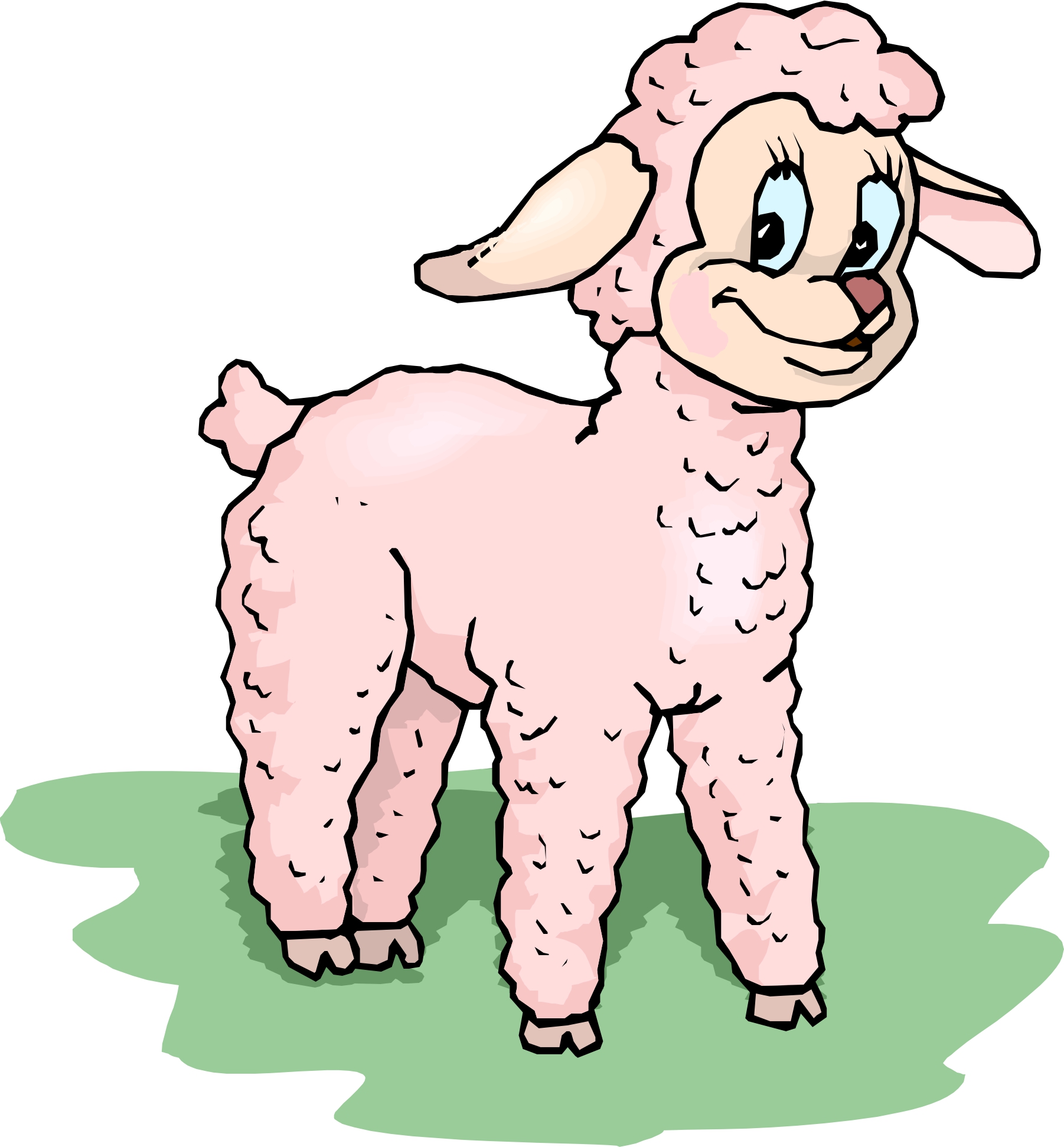 free easter lamb clip art - photo #41