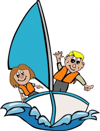 Kids Sailing clip art - Download free Transport vectors