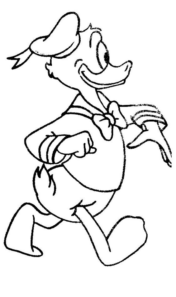 Donald Duck Coloring Pages for Kids | Animal Vista