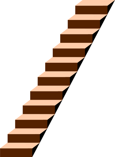 Stairs clip art - vector clip art online, royalty free & public domain