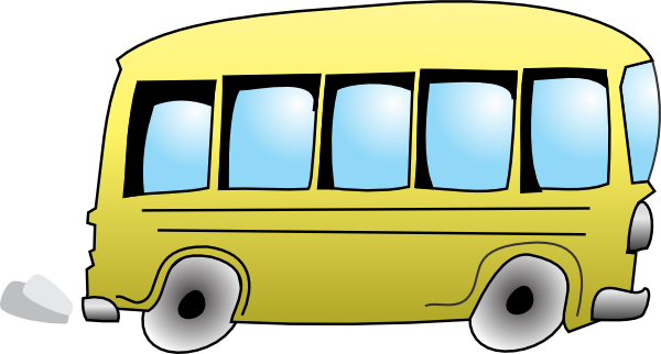 free clip art yellow school bus - photo #15