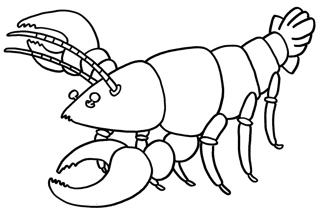 Lobster Coloring Page - Free Coloring Pages For KidsFree Coloring ...