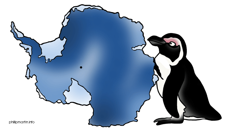 Free Continents Clip Art by Phillip Martin, Antarctica