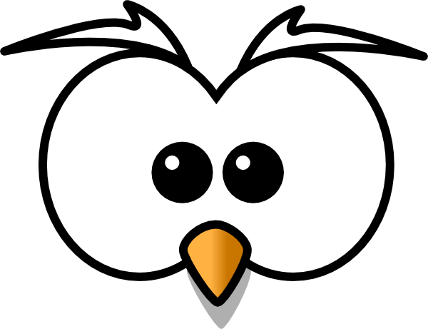 Owl Face Drawing - ClipArt Best