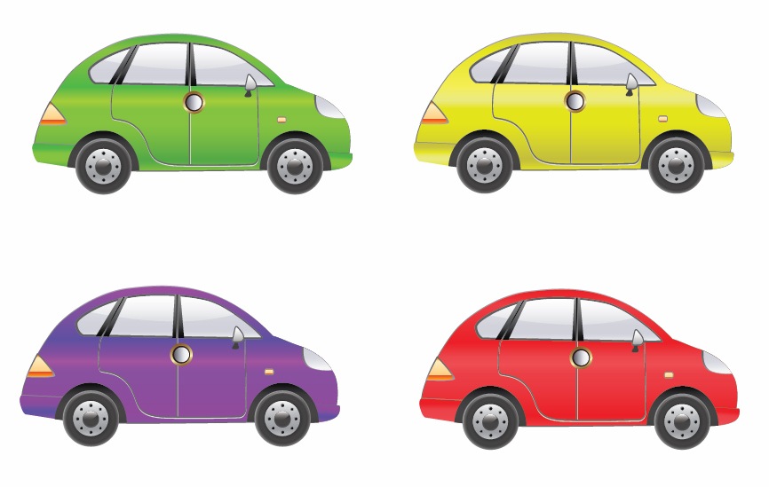 Set of Four Car Vector | Free Vector Graphics | All Free Web ...