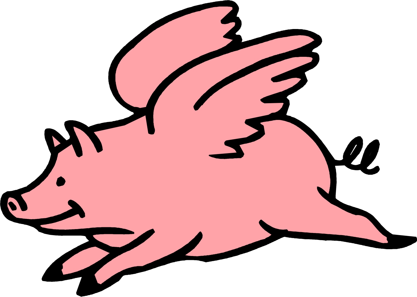 Cartoon Flying Pigs - ClipArt Best