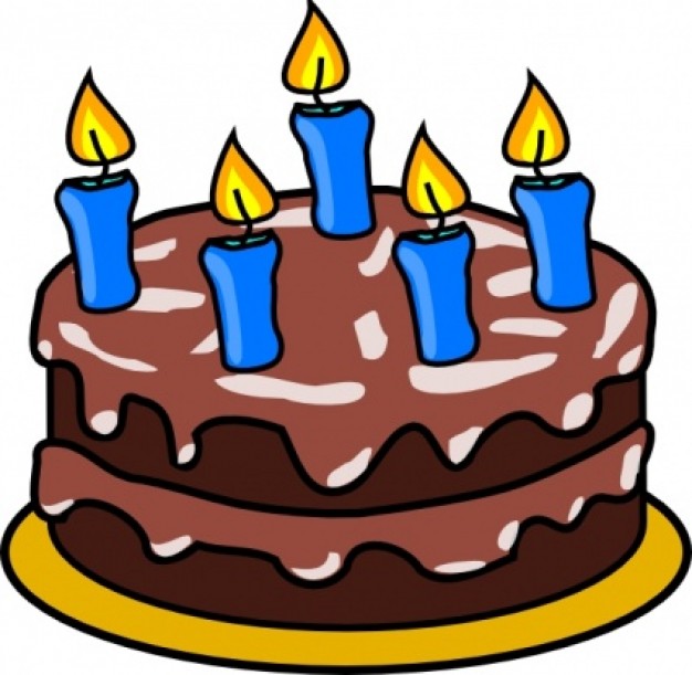 Birthday Cake clip art Vector | Free Download