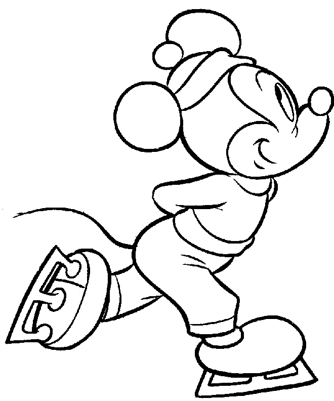Disney Cartoon Colouring Pages