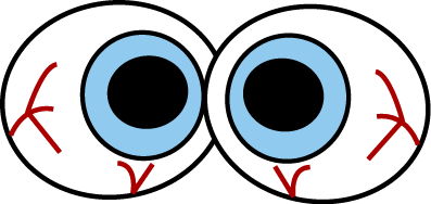 Creepy Eyeballs Clip Art - Creepy Eyeballs Imaget