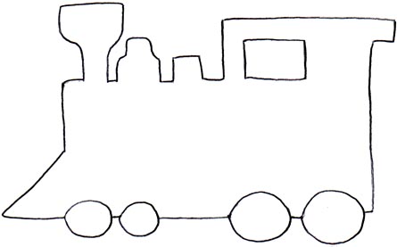 Train Engine Coloring Page | Clipart Panda - Free Clipart Images