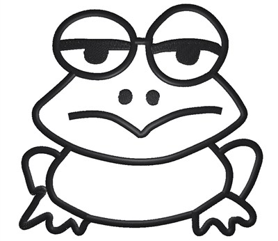 Frog Outline - ClipArt Best