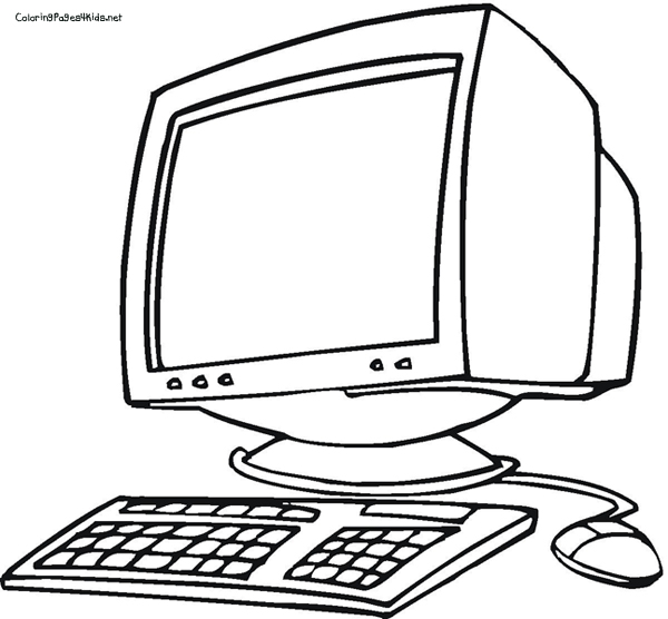 Computers Coloring Pages | Coloring Pages For Kids