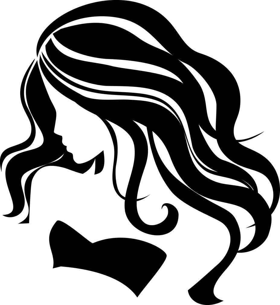 Trends For > Curly Hair Silhouette Png