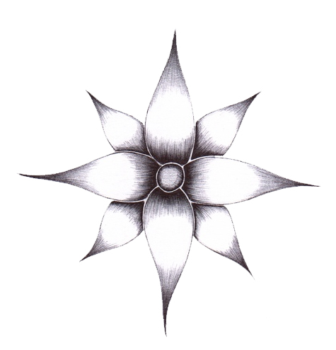 Simple Flower Tattoo Designs