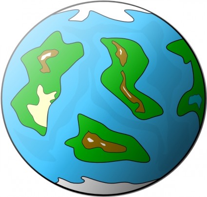 Planet Symbol Globe clip art Vector clip art - Free vector for ...