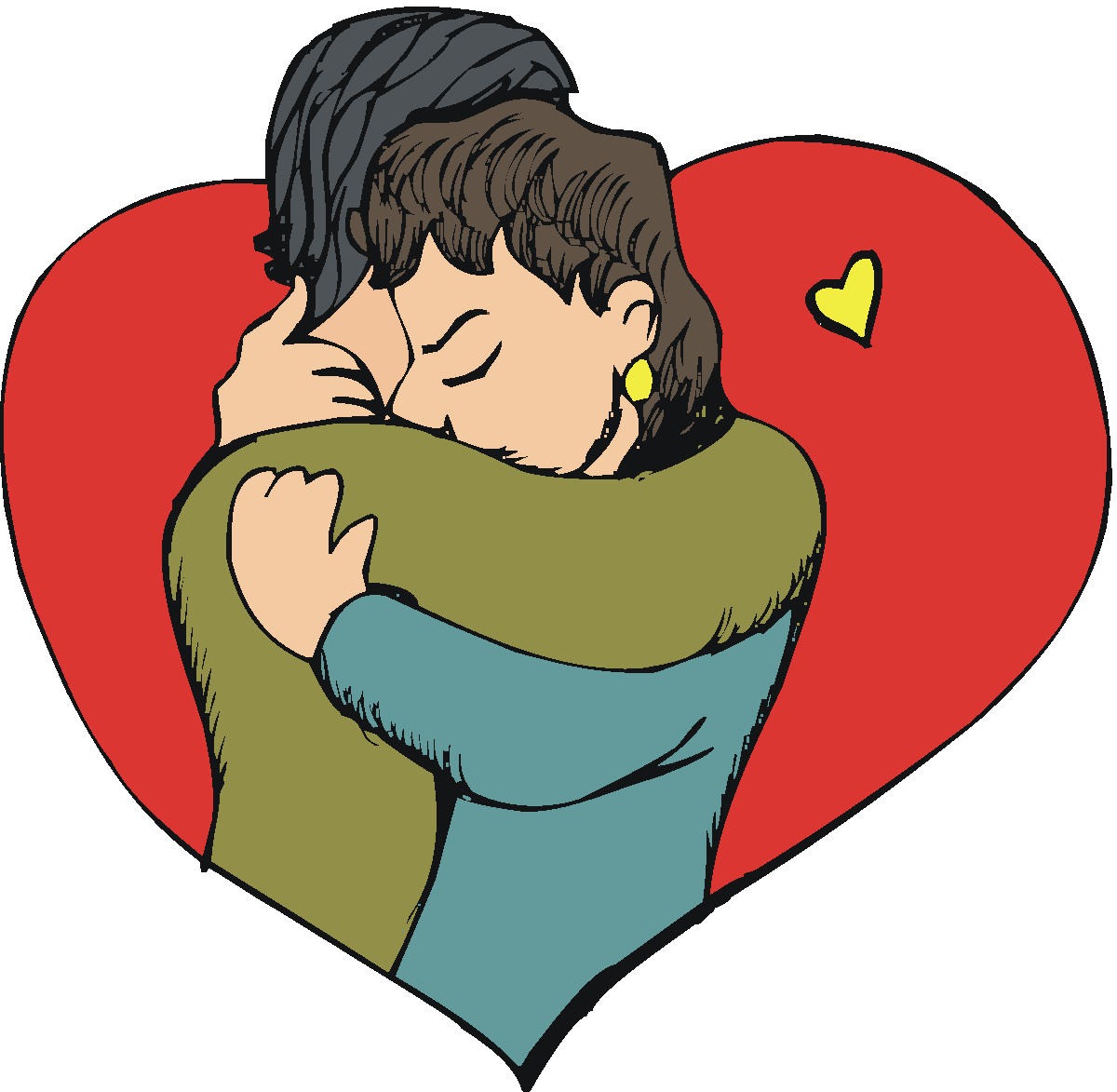 Two Friends Hugging Clipart | Clipart Panda - Free Clipart Images