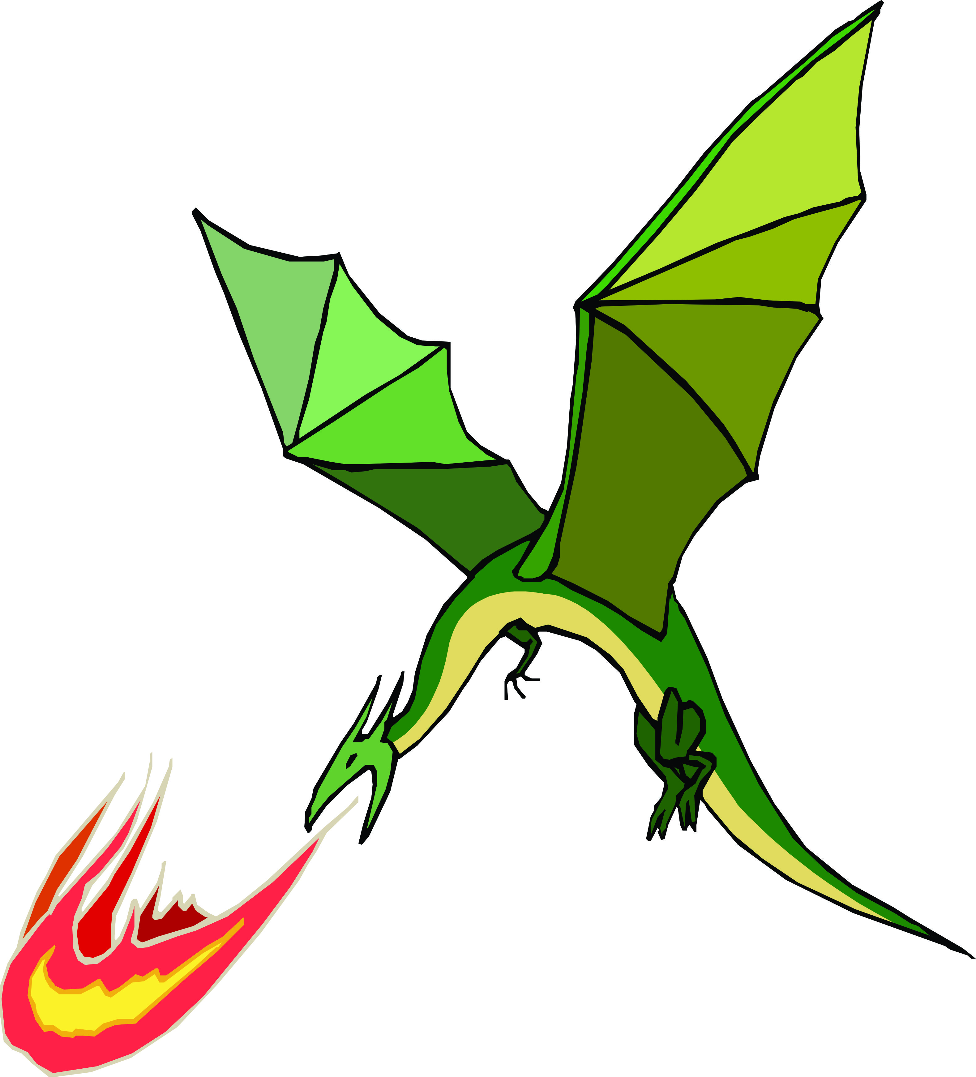 Dragon Fire Clipart | Clipart Panda - Free Clipart Images