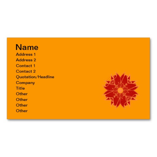 Flower Clipart Business Cards, 34 Flower Clipart Business Card ...