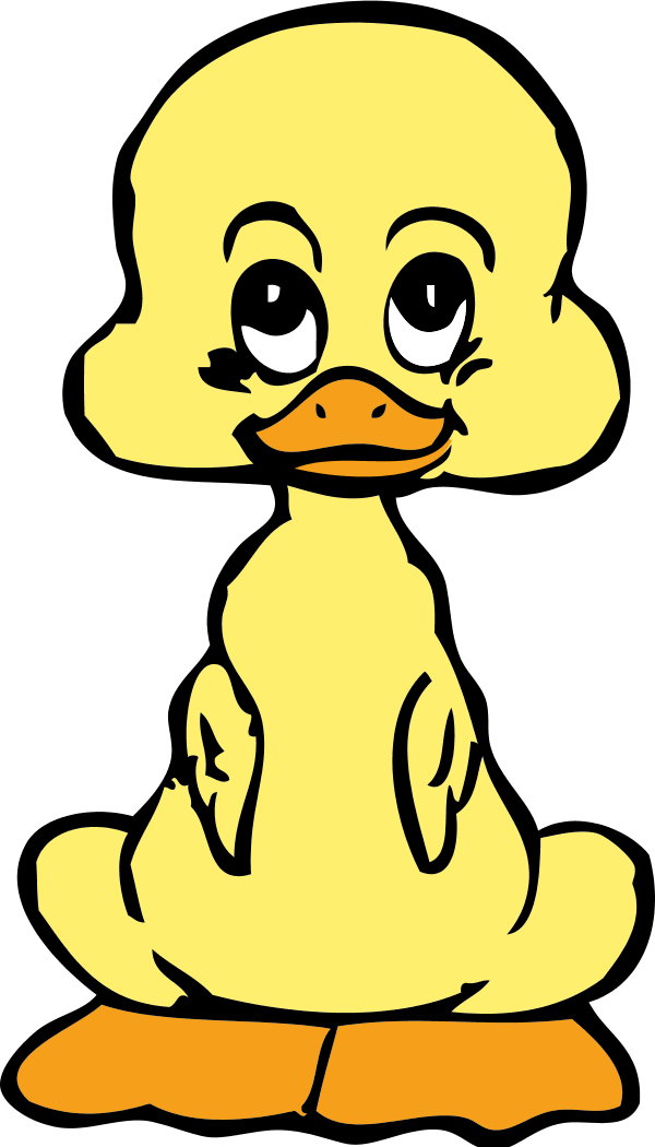 baby duck - vector Clip Art