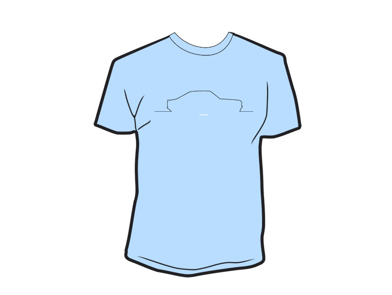 Outline Image Of A T Shirt
