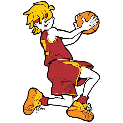 Kids Playing Basketball Clipart - ClipArt Best