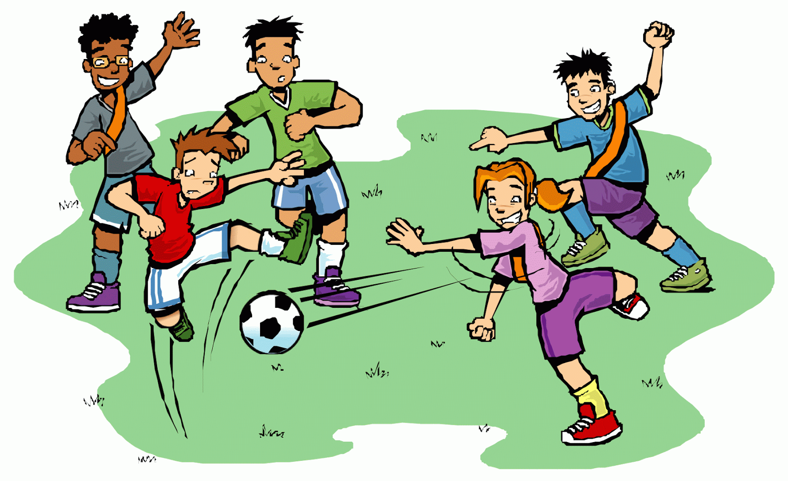 Images For > Kids Playing Together Clipart