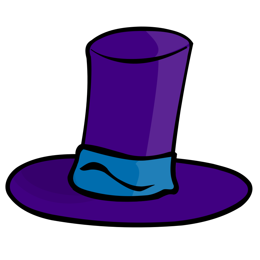 Purple Hat Clipart, vector clip art online, royalty free design ...