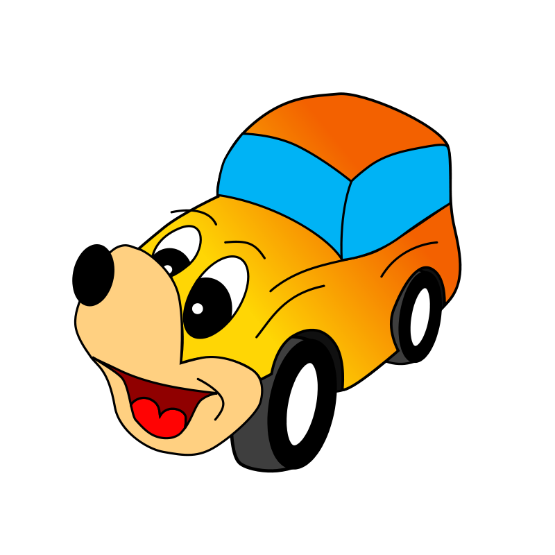 Yellow Car Clipart Download