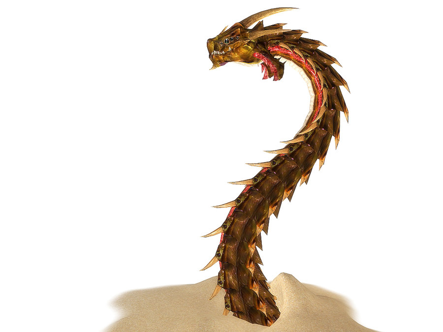 Dragon Worm by 3dFoin on deviantART