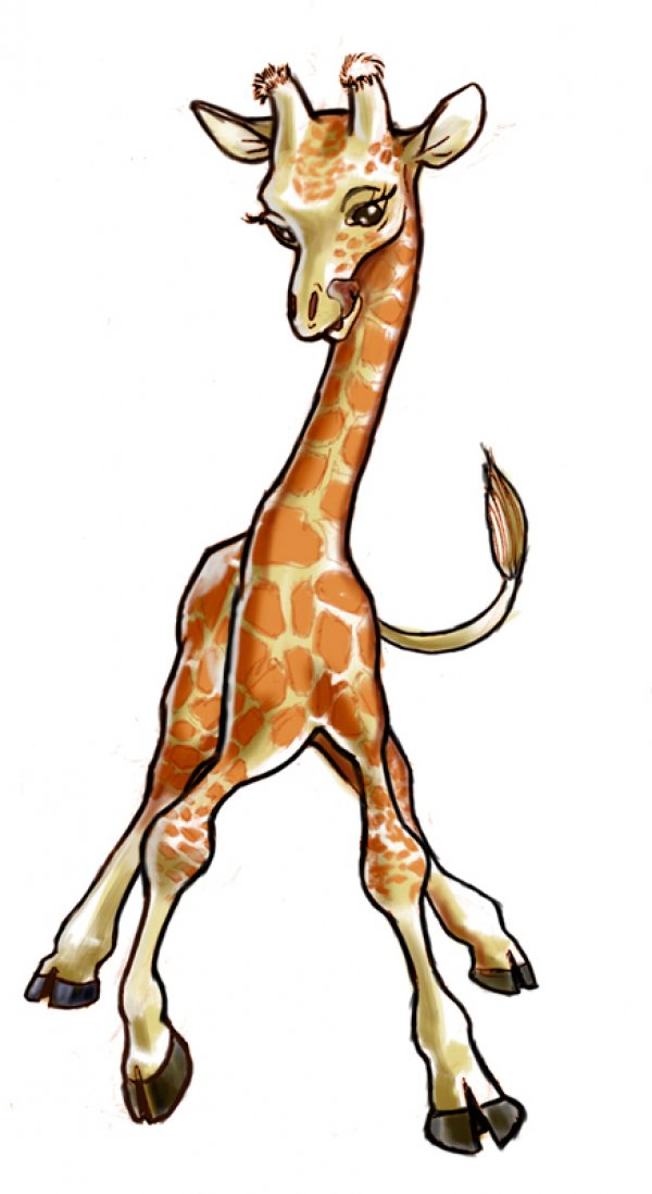 Baby Giraffe Cartoon | lol-