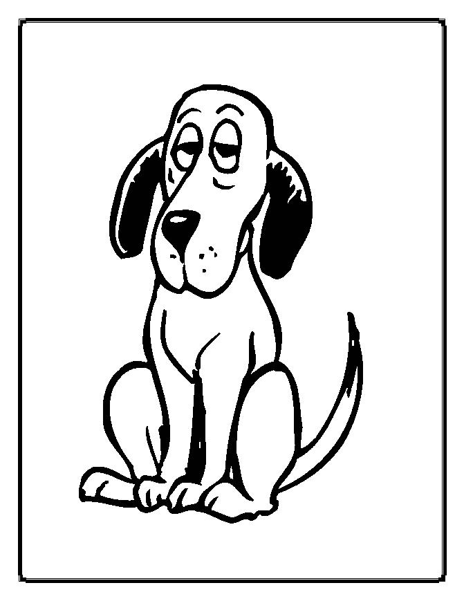 Cartoon Dog Coloring Pages | Coloring Pages