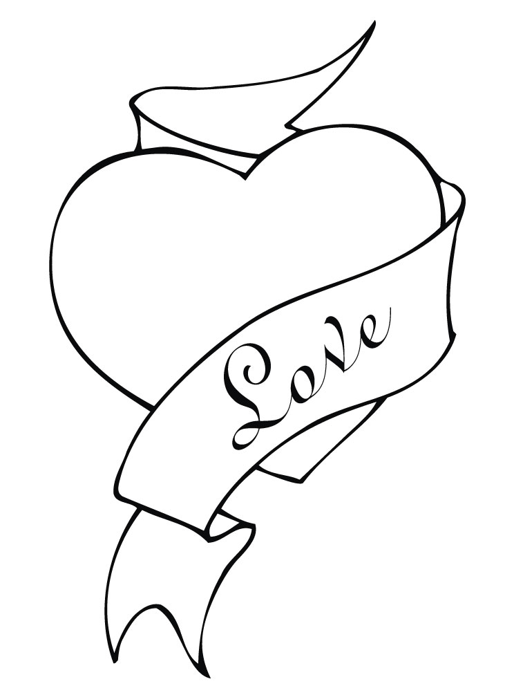 Valentine Day Heart - Valentines Day Coloring Pages : Coloring ...
