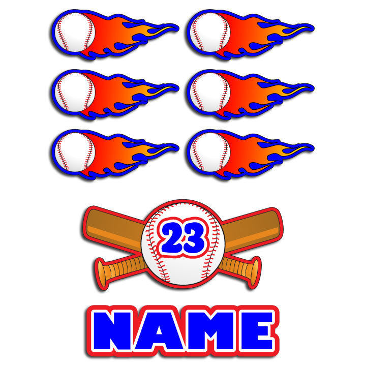 Baseball Helmet Number Decals EBay Cliparts.co