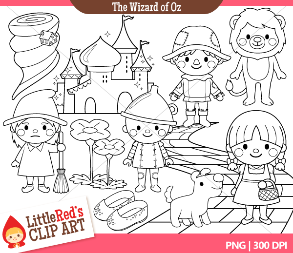 Wizard of Oz Clip Art | Little Red's Treehouse