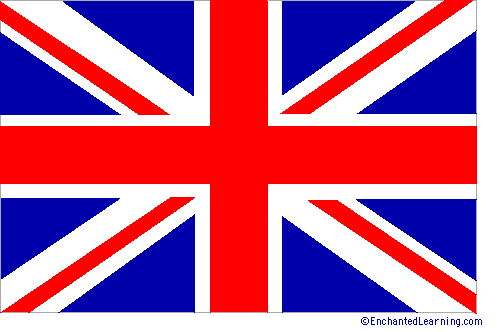 United Kingdom of Great Britain's Flag - EnchantedLearning.com