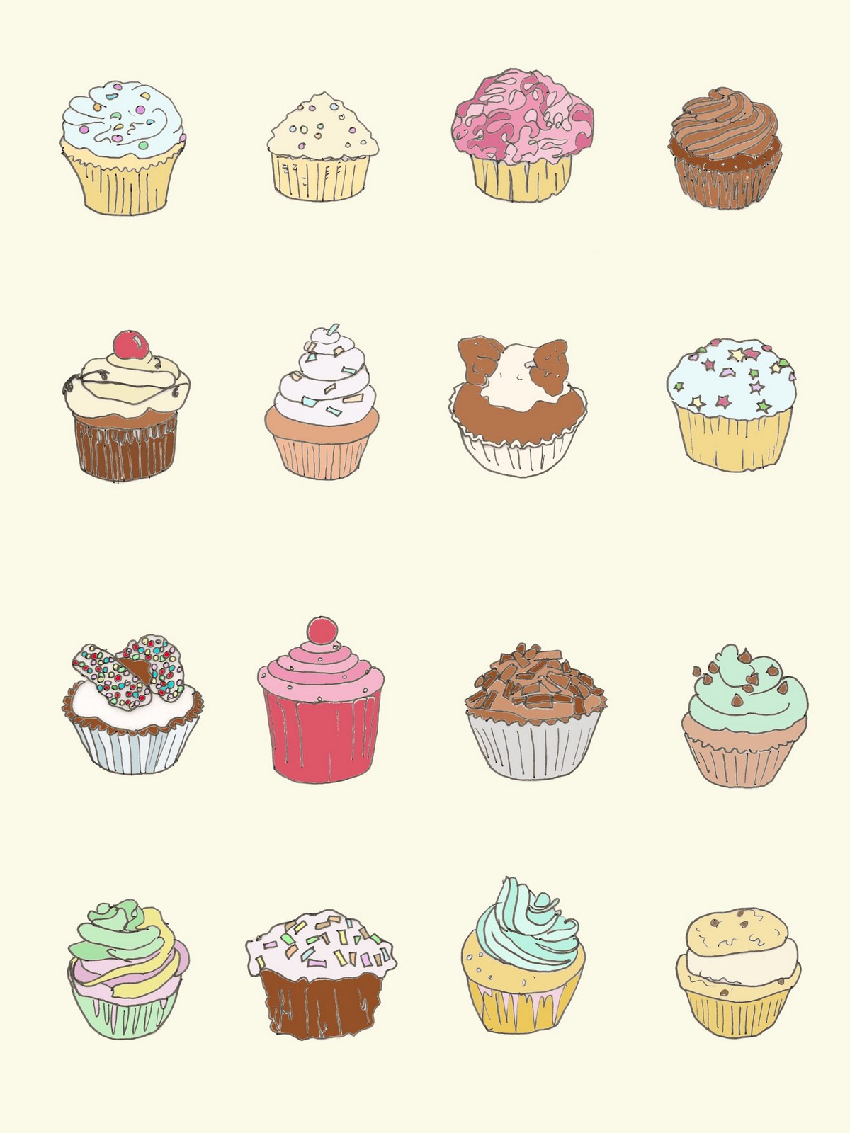 How To Draw A Cupcake Cliparts co